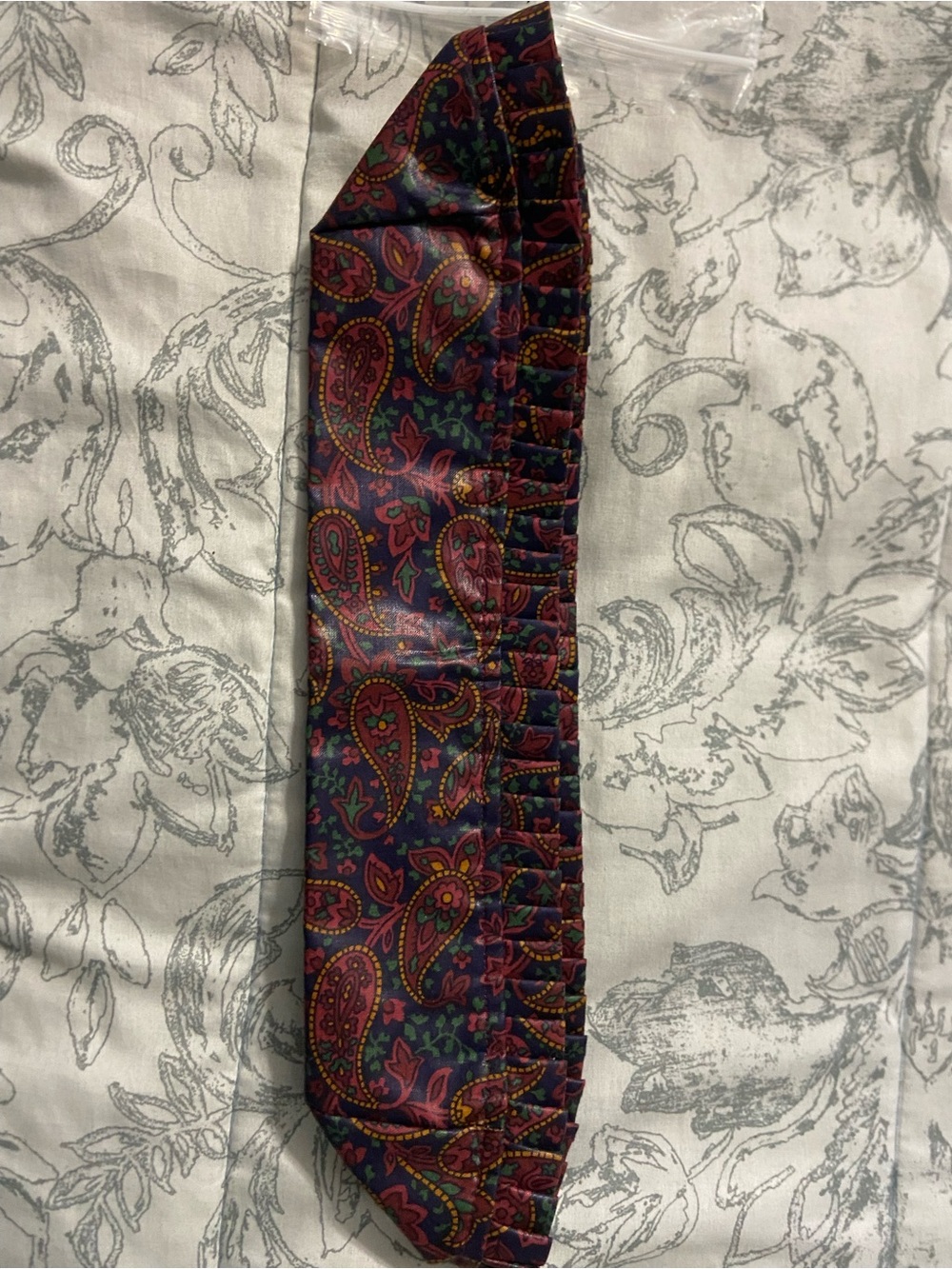Longaberger Father's Day 1997 Paper Basket Liner-Paisley print-NEW In bag - Picture 3 of 4